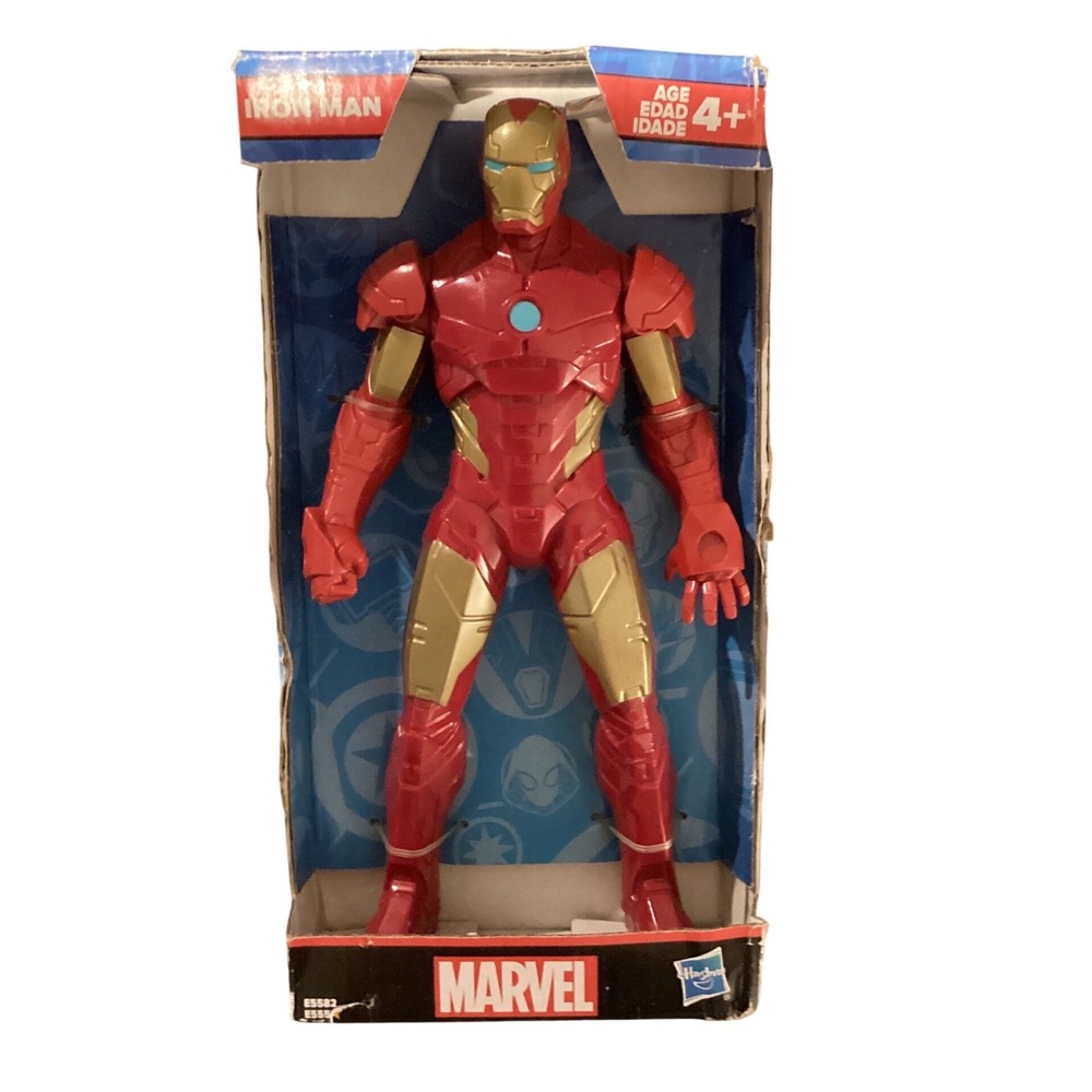 Marvel Hasbro Iron Man 12 Inch Action Figure Titan Hero Series E5582 Red‎ Gold